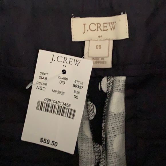 J. Crew Factory Pleated Polka Dot Shorts - Picture 2 of 2